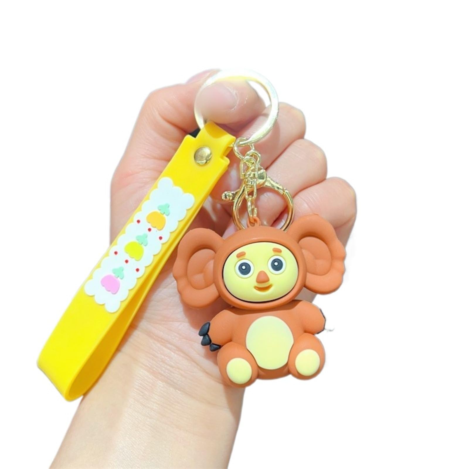 Amazon.com: JIMINISO Movie Cheburashka Monkey Keychain Cute Silica