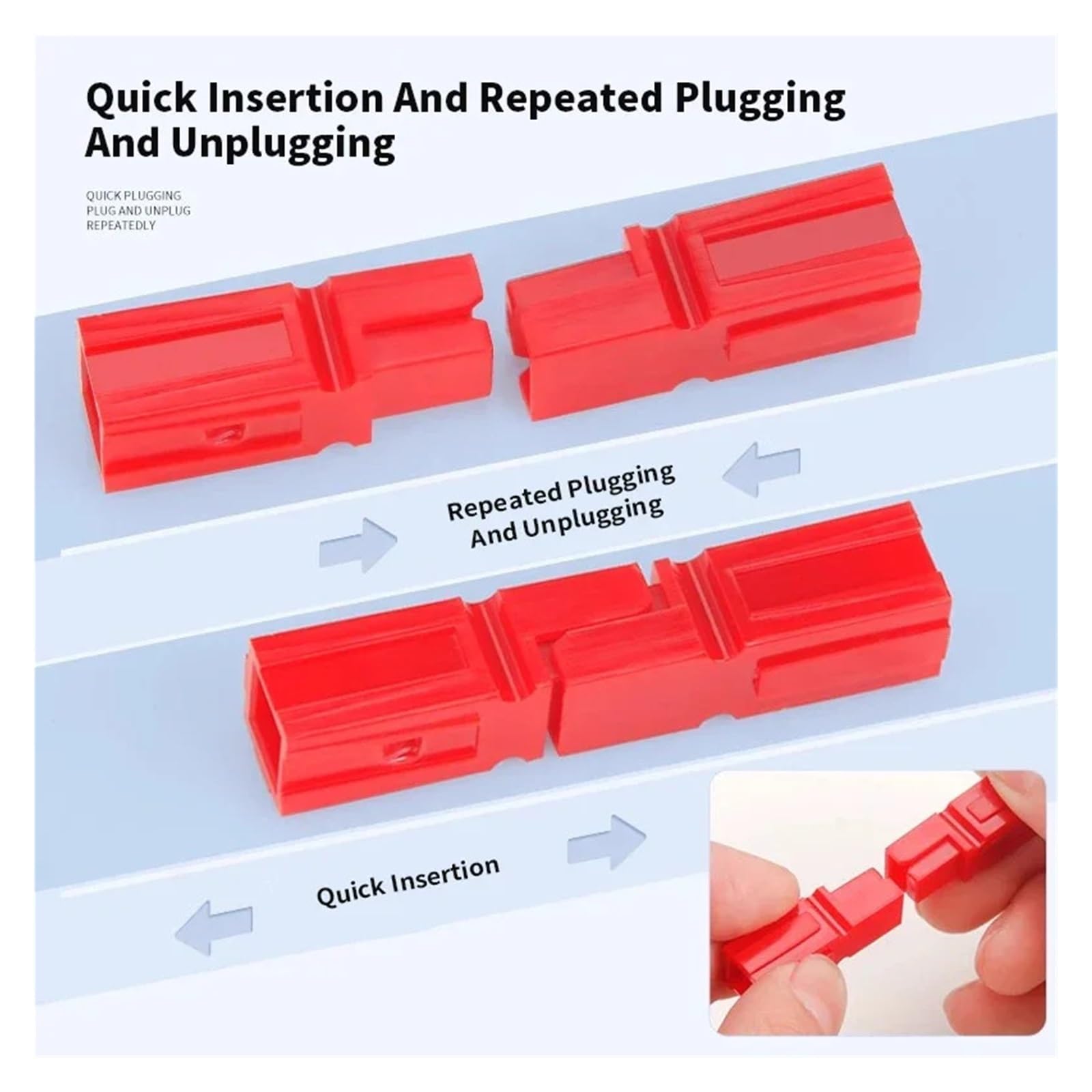 2/10/20Pcs Single Pole 30-350A 600V DC Quick Plug
