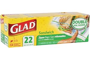 Ziploc Sandwich Zipper Bags- The Perfect Seal for Freshness