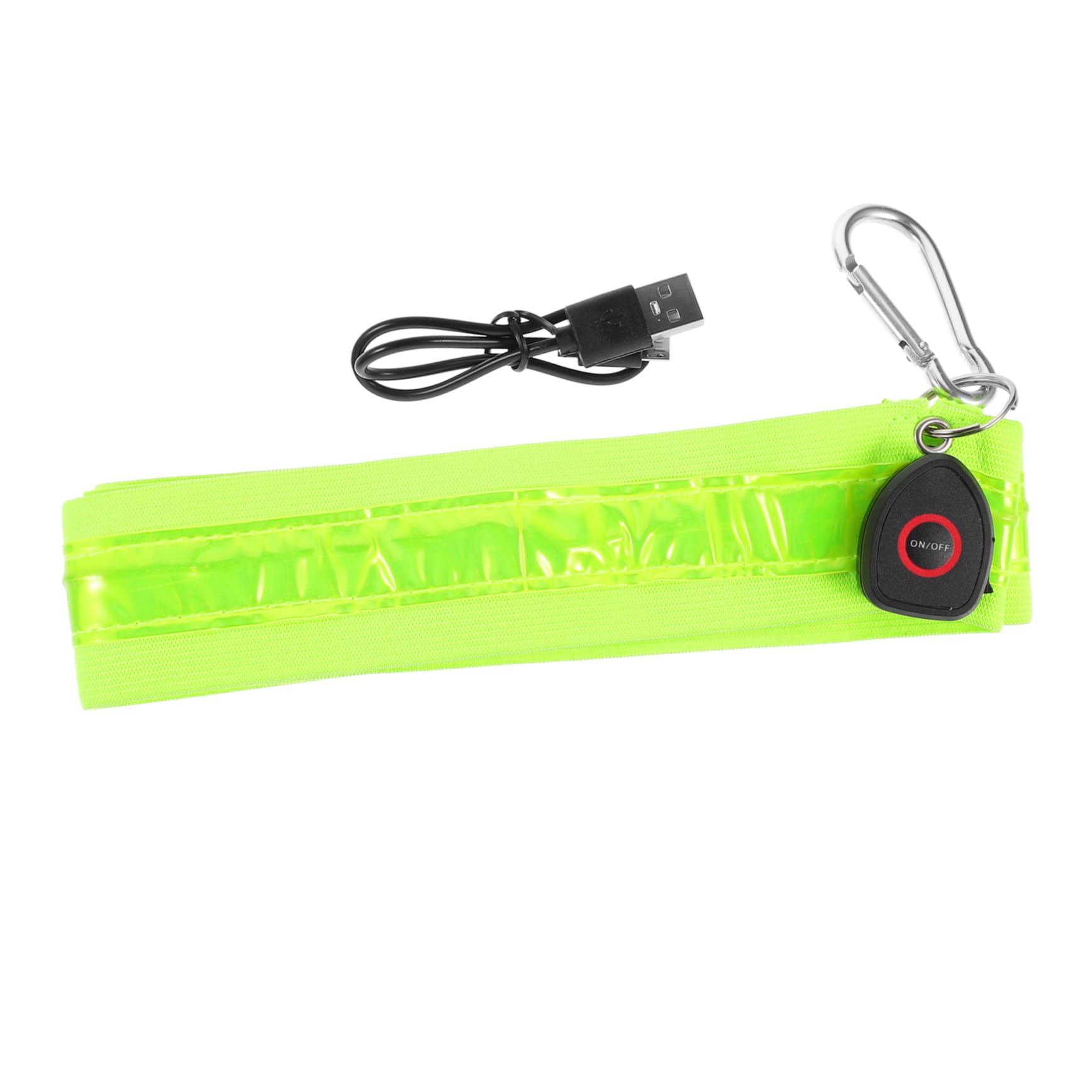 Toyvian Bretelles croisées Lumineuses lumière Ceinture d'épaule à LED rougeoyante Ceinture LED Bracelet Lumineux en Cours d'exécution Bracelet Lumineux de Course de Nuit Nylon Vert