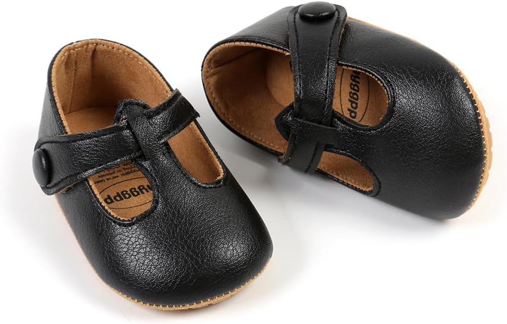 Baby Shoes Mary Jane Flats Non Slip Soft Sole Infant Toddler Sneakers First Walkers Party Christmas Dress Shoes - Image 6