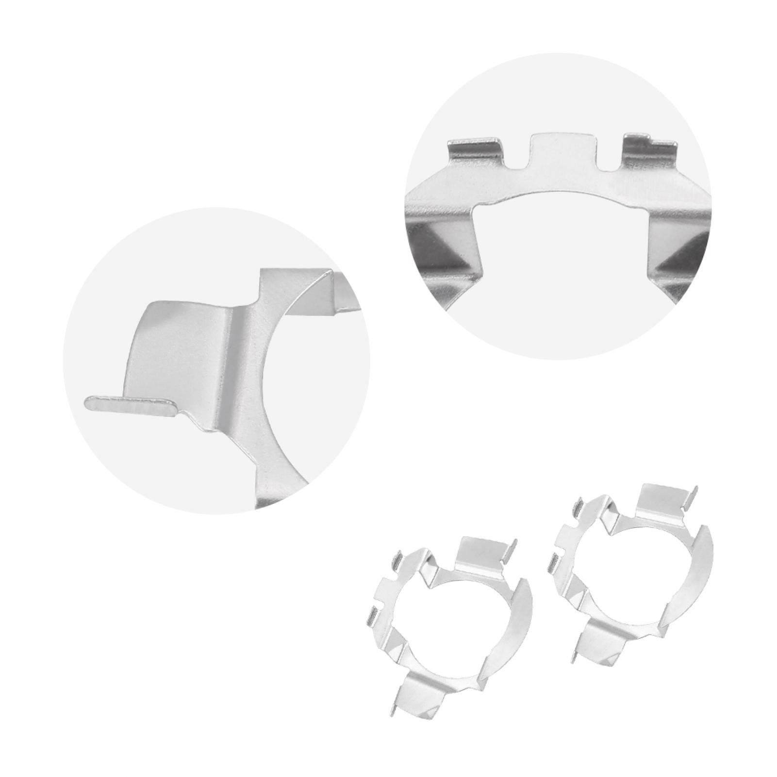 Support D'Adaptateur Pour Phare LED H7 - Paire En Aluminium, Compatible Multiple Véhicules