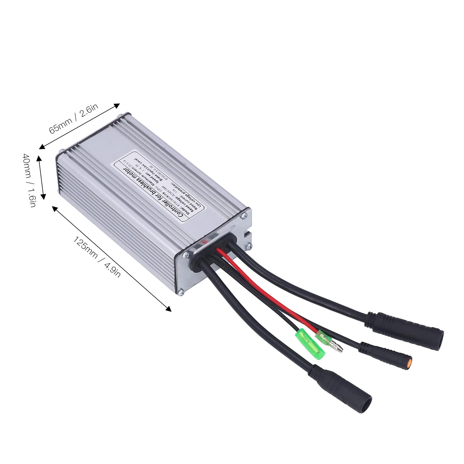 Kit de Controlador de Motor de Bicicleta Eléctrica, DC 36V 48V 500W 22A Controlador de Motor Pantalla LED 880 Acelerador de Pulgar 130X Sensor de Asistencia de Potencia 8C Kit