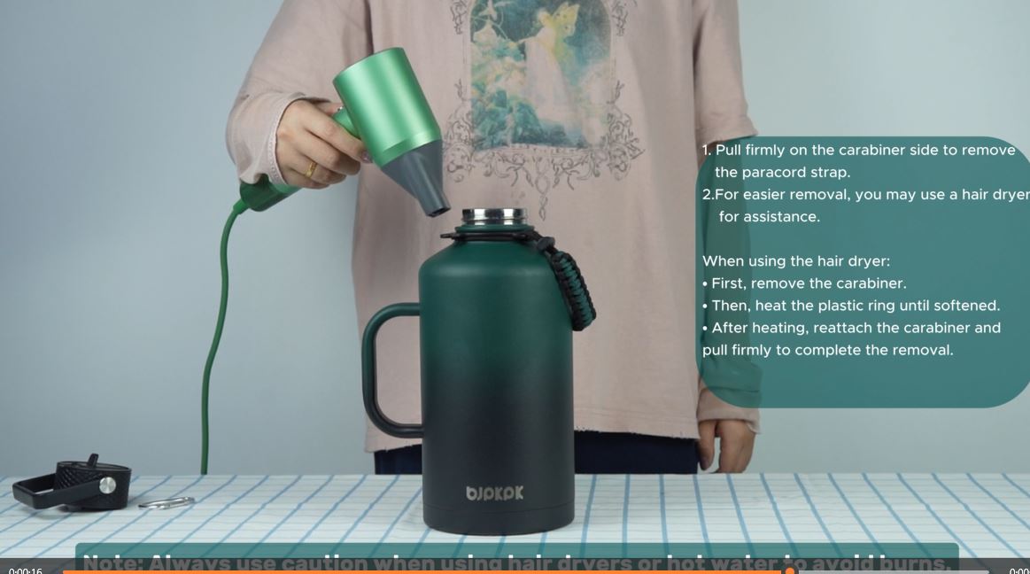 Amazon.com: BJPKPK Half Gallon Insulated Water Bottles with Straw