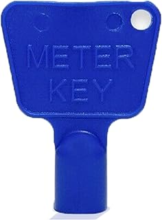 SUL Meter Box Key - Triangle Key - Electric Meter Key - Gas Meter Key - Triangle Socket Spanner Key - 2 Pack – Blue