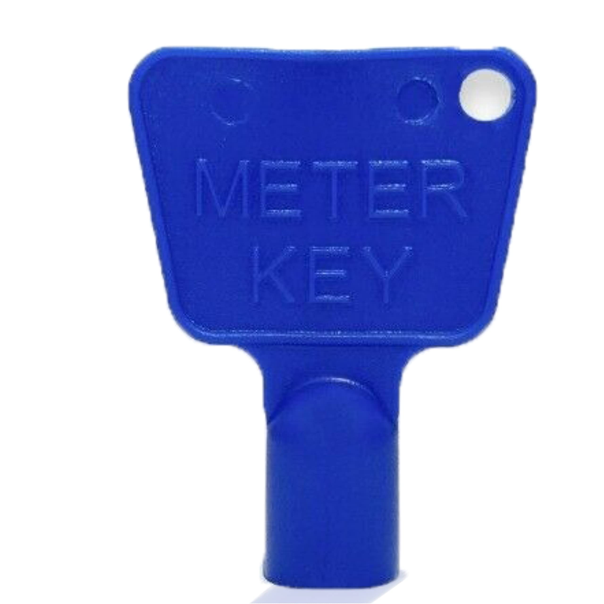 Sul Blue Meter Box Key - Triangle Key - Electric Meter Key - Gas Meter Key - Plastic Utility Key - Meter Cupboard Key - Triangle Socket Spanner Key - 20 Pack –
