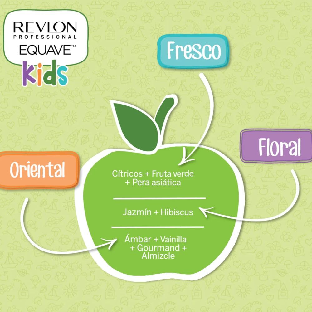REVLON PROFESSIONAL EQUAVE KIDS Champú Acondicionador para Niños Sin Sulfatos 300 ml