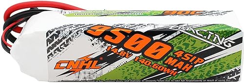 CNHL Batería Lipo de 10000mAh 4S 100C 14.8V Lipo Battery Soft Case RC Battery con conector QS8 compatible con modelos RC Car Truck Tank RC Boat