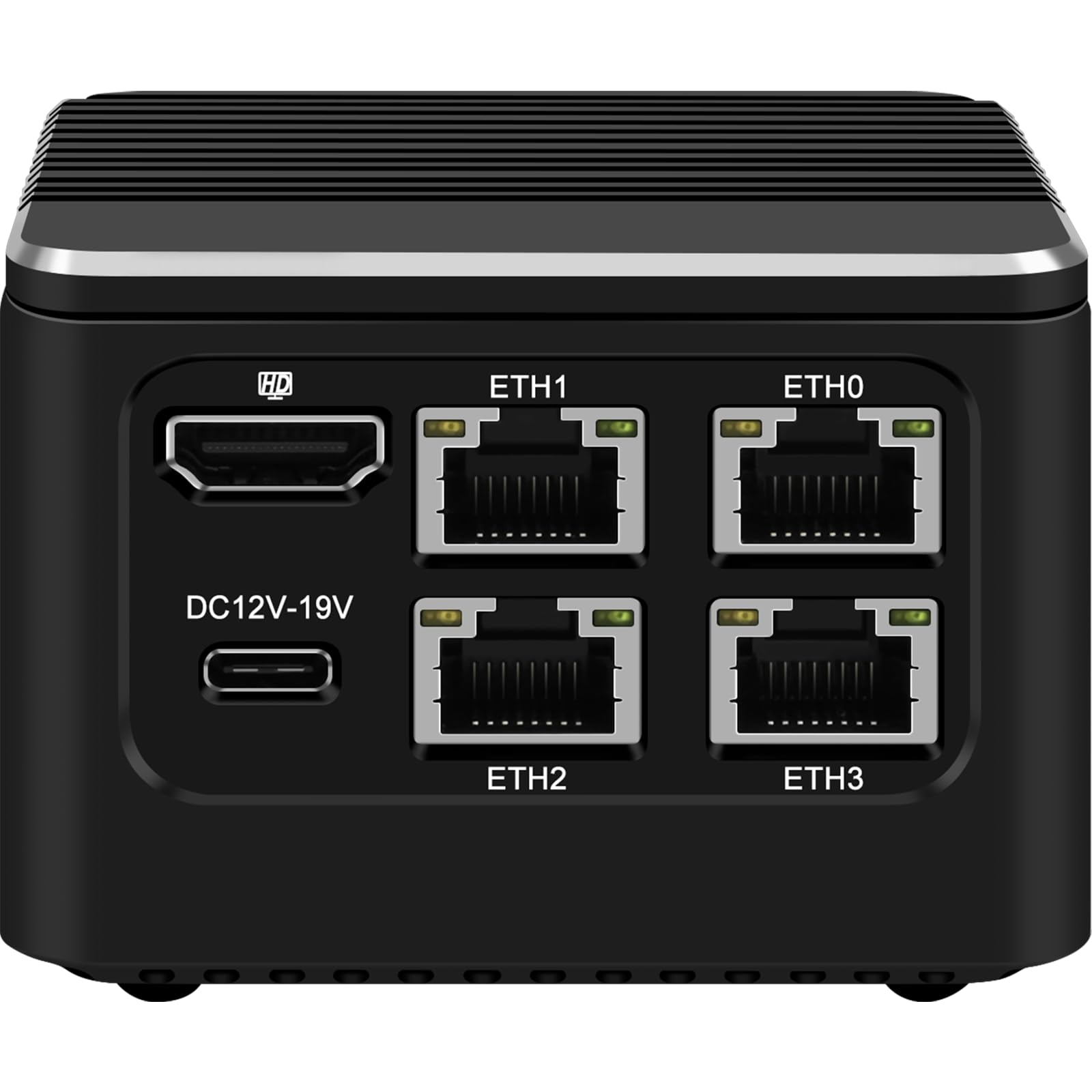 M1 Plus Mini PC with N305 Processor, 16G RAM 256G SSD Mini Desktop PC, All-in-one Dual Display HDMI,Type-c/USB 3.1/4x2.5GbE LAN Business Mini Computer Win 11