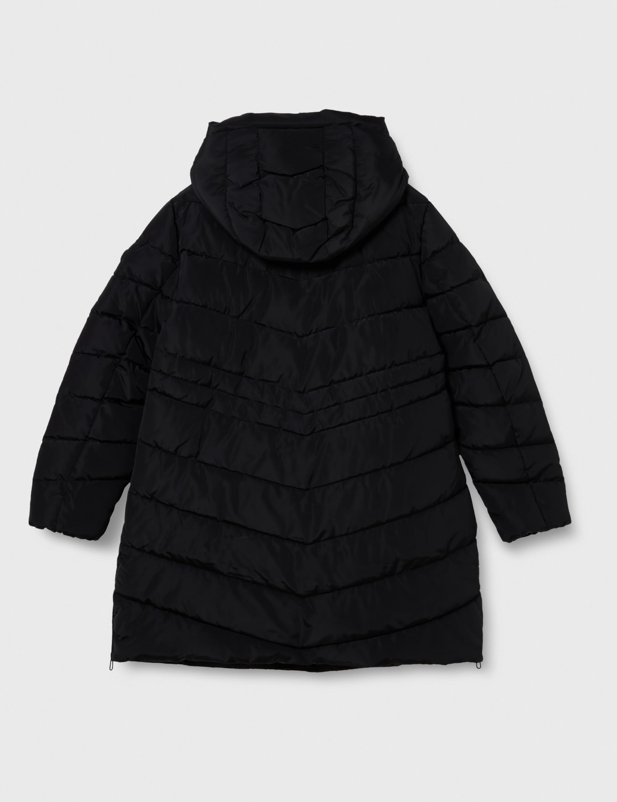 TOM TAILOR Damen Puffer-Mantel im 2-in-1-Look