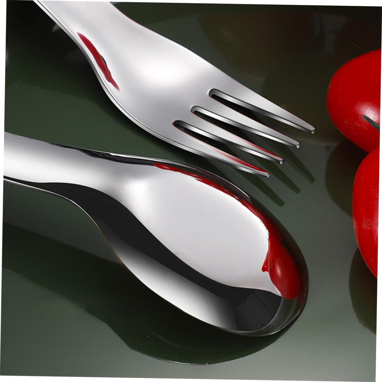 FOYTOKI 1Set Portable Tableware Utensils Including Chopsticks Spoon Fork for Travel Camping Picnics and Outdoor Activities Easy to Clean and Carry