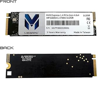 Amazon.com: MegaPC PCIe SSD 512GB NVMe M.2 2280 Internal