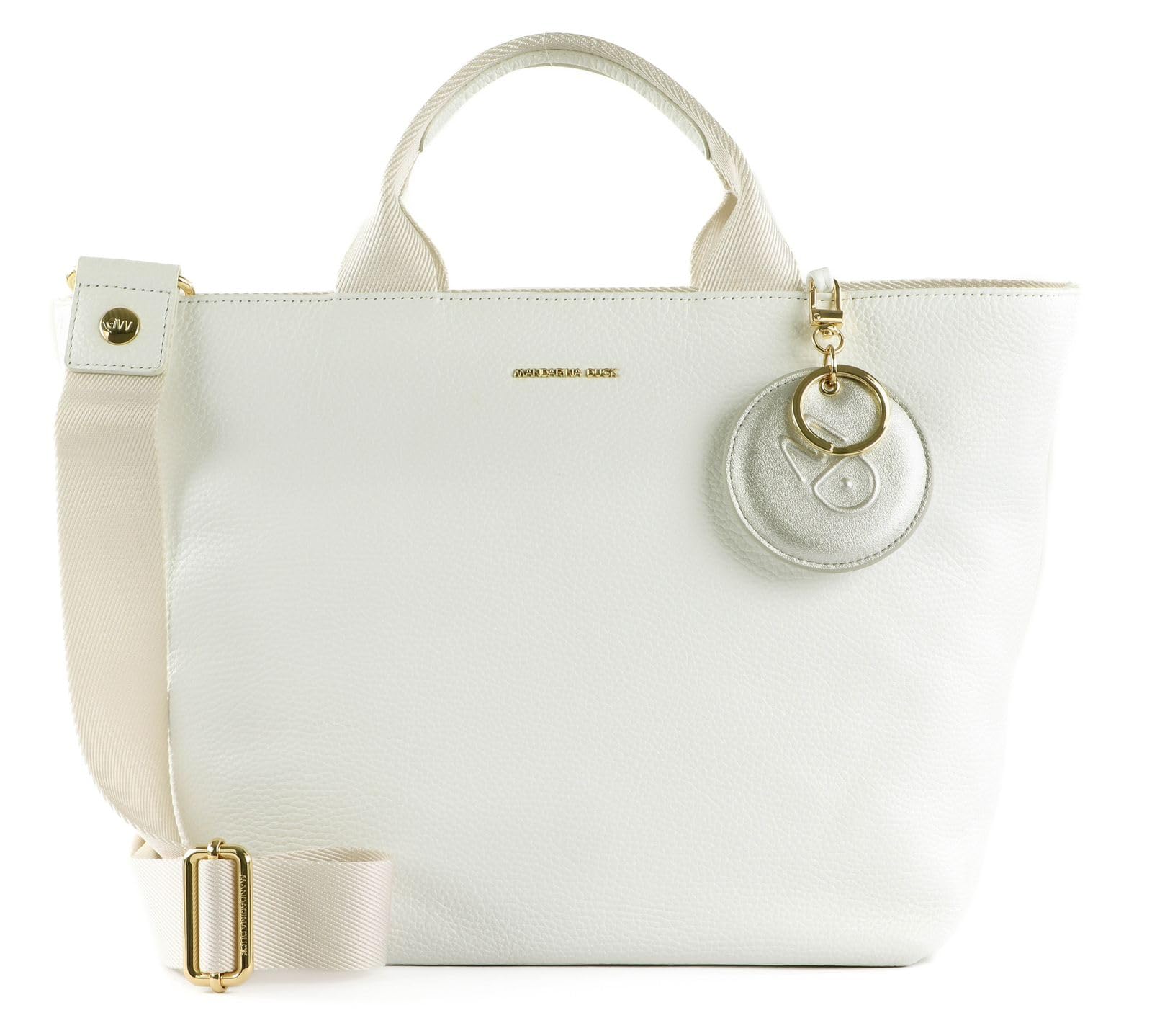 Mandarina Duck Women's Mellow Leather Crossover, Optical White Optical White, Taglia Unica