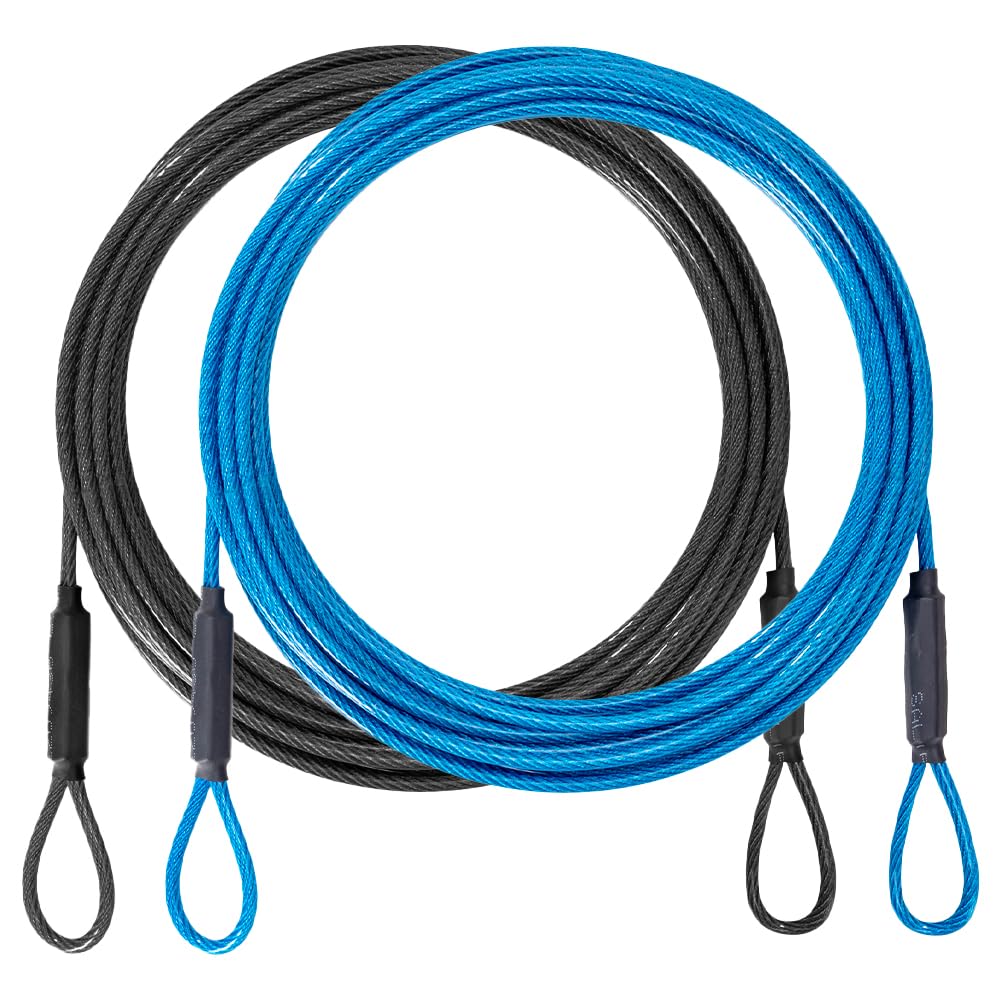 Cable de seguridad trenzado antirobo para asegurar maletas y mochilas
