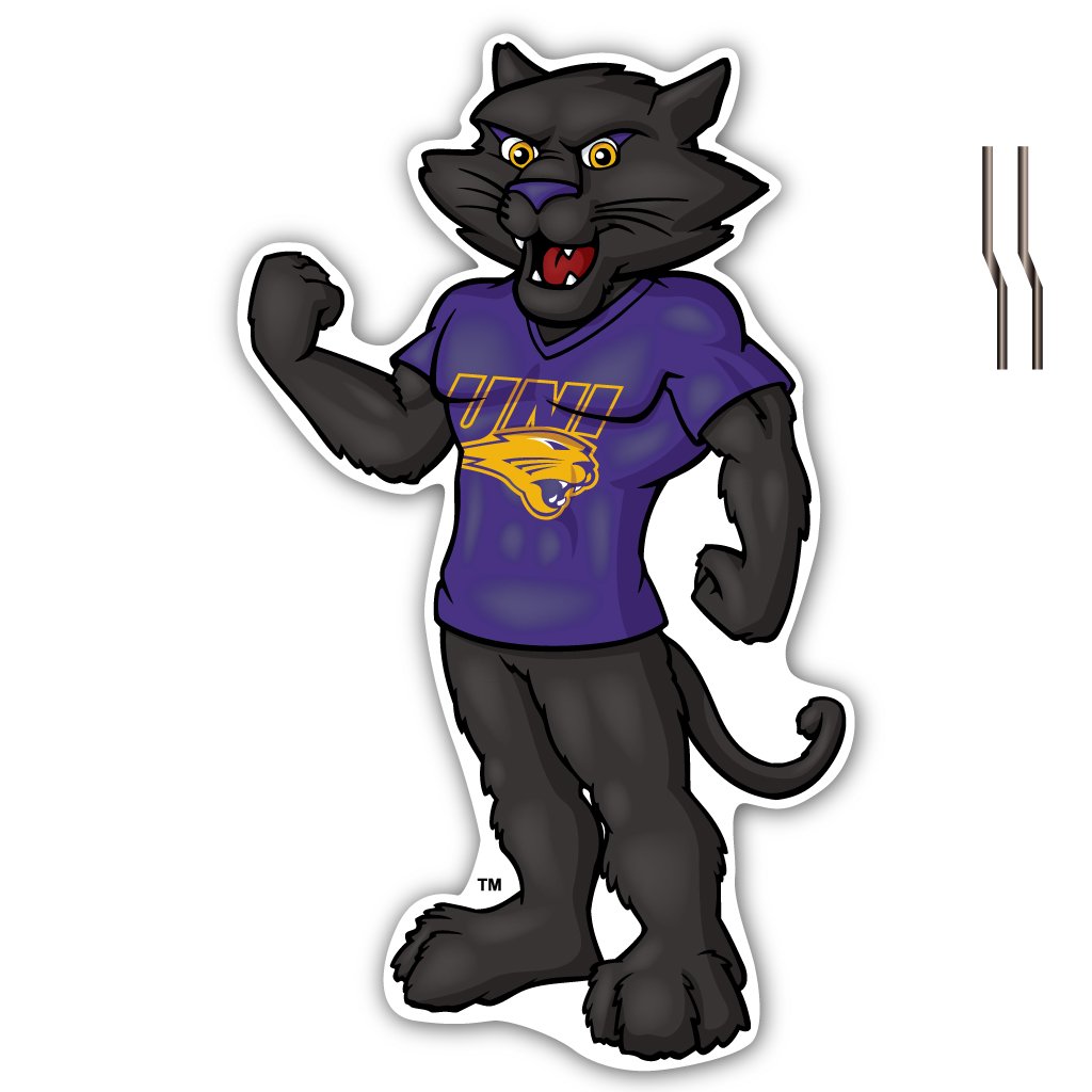 VictoryStore Yard Signs: University of Northern Iowa Yard Sign with EZ Stakes (TC Panther)
