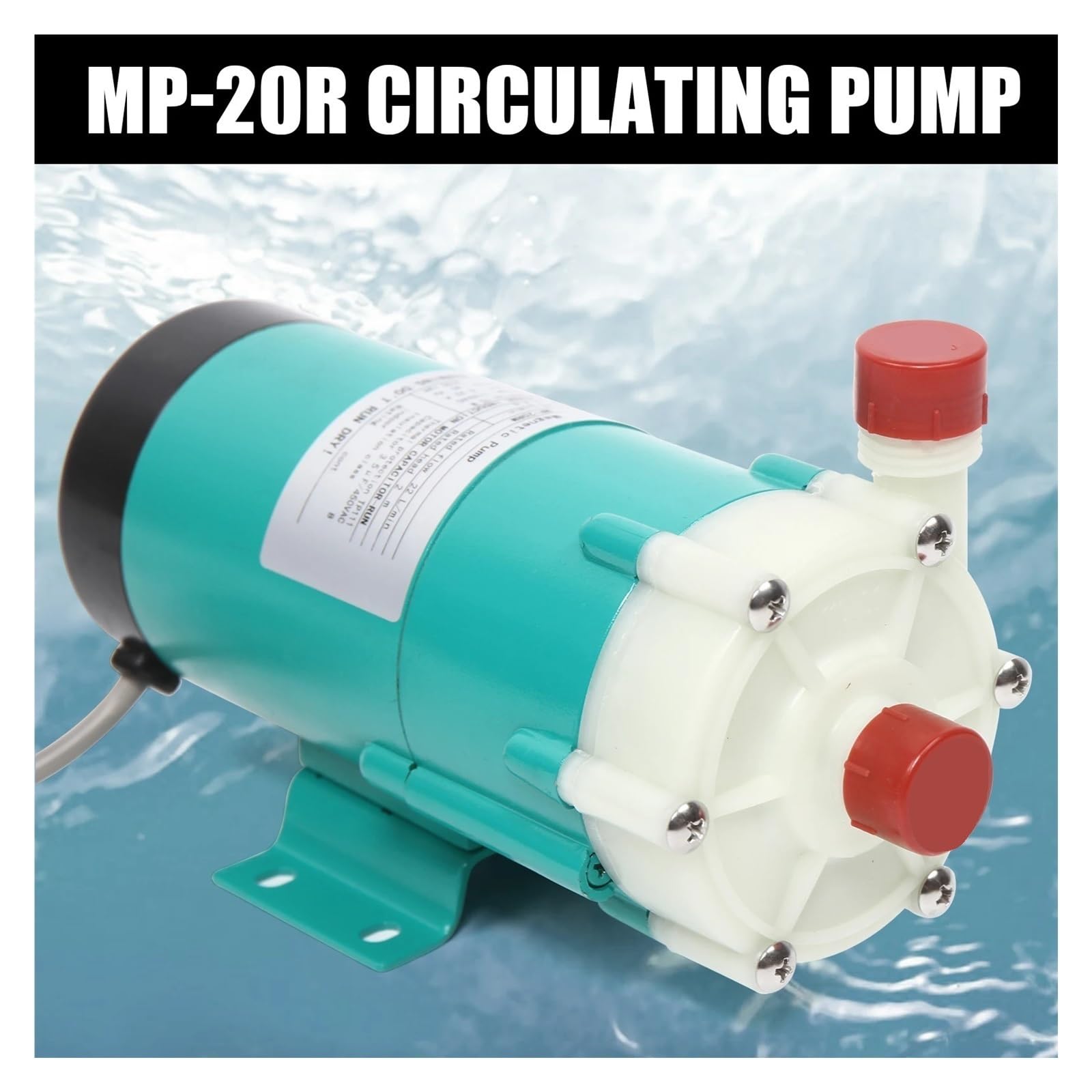 Bomba sumergible pequeña ajustable Minibomba de agua circulante de accionamiento magnético Mp-20R de 110 V