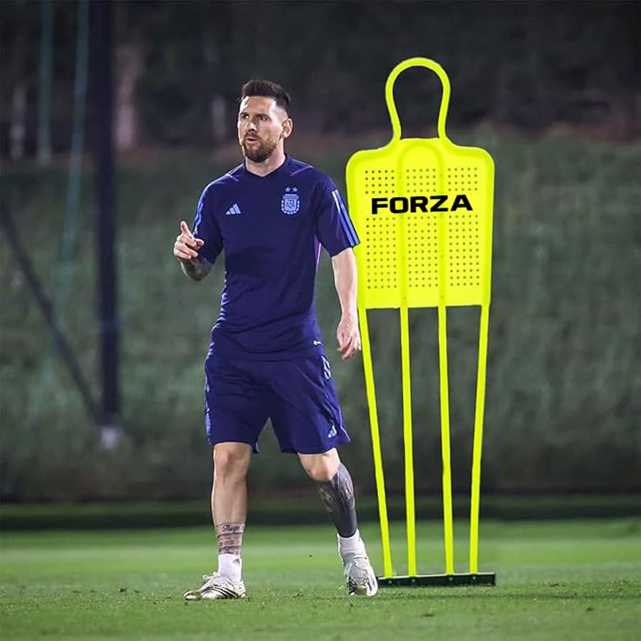 FORZA Fußball Freistoß-Dummies für Fußball Training - 3 Größen erhältlich - Kinder, Jugendliche & Erwachsene | Fussball Trainingsausrüstung (Erwachsene (1,8m), 3er Set)