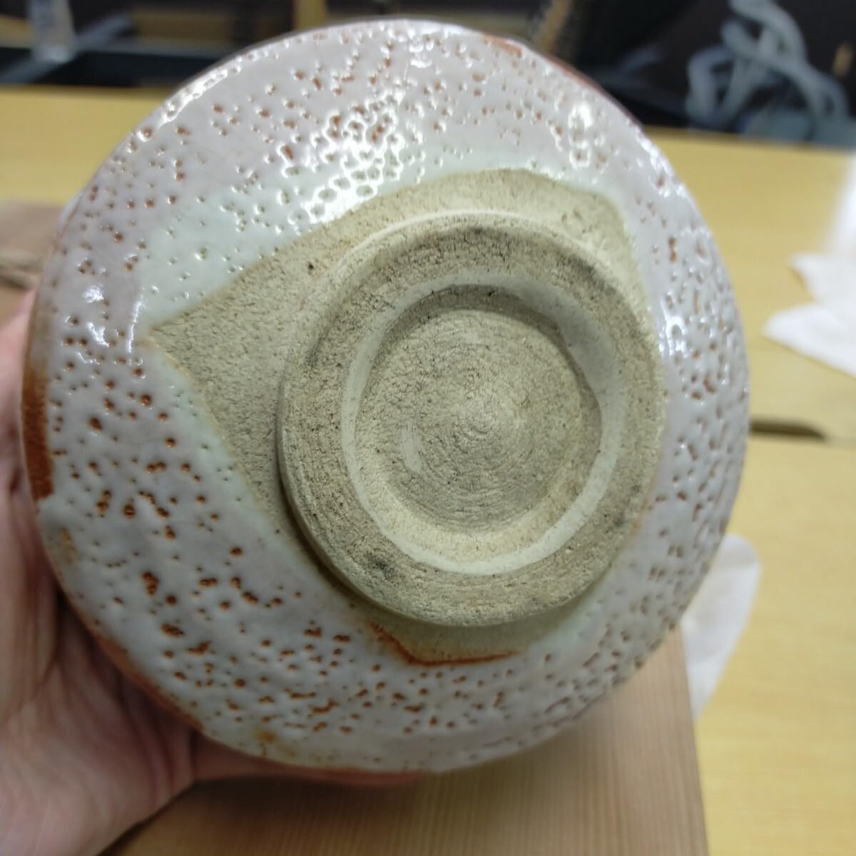 峰美レトロ 茶碗 茶道具 陶芸品 焼き物 昭和レトロ 九谷焼 手描き梅