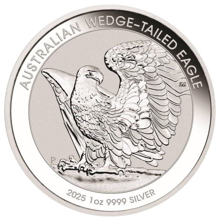 Wedge Tailed Eagle 2025 1 oz Silbermünze Australien Silber Adler Perth Mint Silber Münze