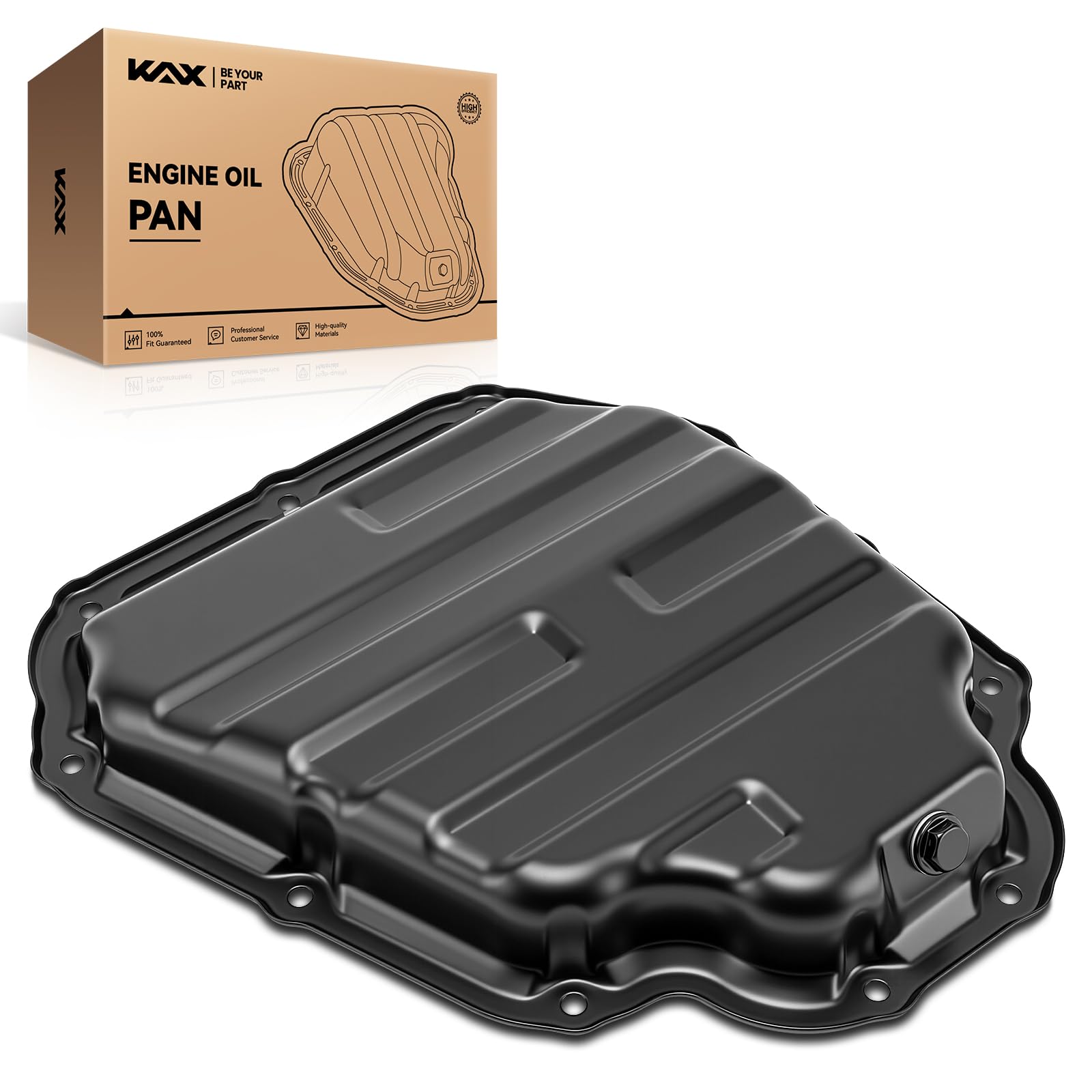 KAX 264571 Engine Oil Pan Fit for Nissan Rogue 2014-2020, Nissan Altima 2013-2018, Nissan X-Trail 2015-2020