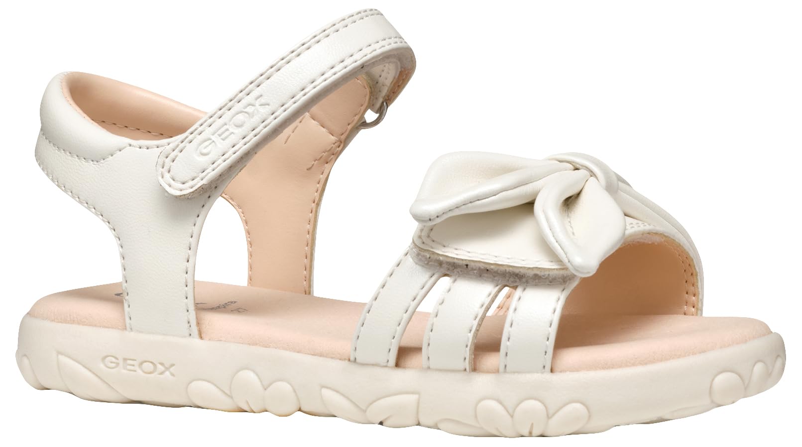 Geox J SANDAL HAITI GIRL, Girls’ Sandal, White,