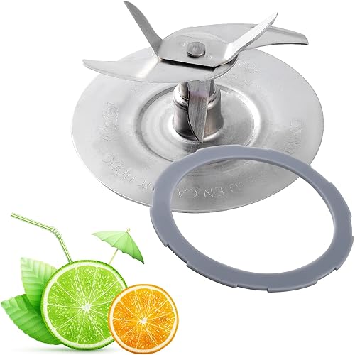 Miniatura 7 de Pro 1200 - Cuchilla de repuesto para licuadora Os-ter Pro 1200 con base de tarro y junta tórica de goma para piezas de repuesto de licuadora Os-ter