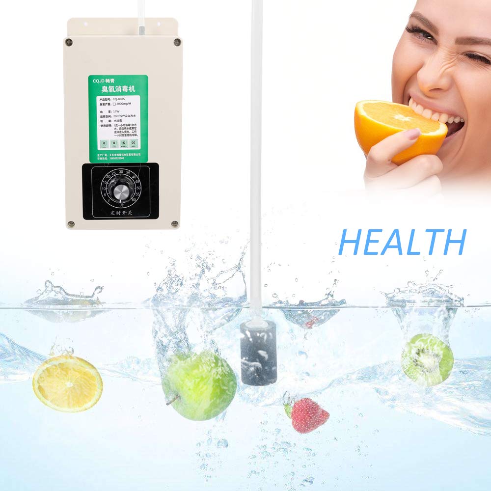 Benkeg Purificador de aire de agua casero multifuncional 2000mg / h máquina portátil de ozono