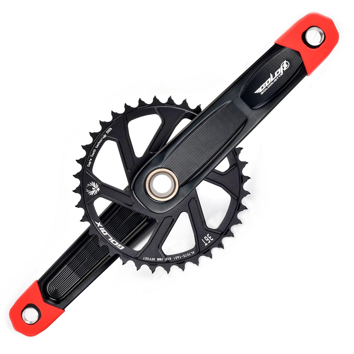 Zintegrowany mechanizm korbowy GXP do rowerów górskich, 170 mm lub 175 mm, pojedyncza taca 30-38 zębów ze stopu, na 10 lub 12 biegów.