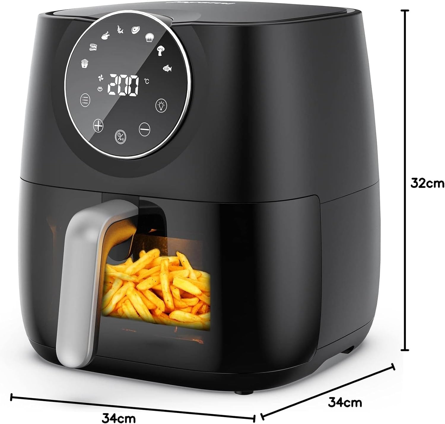 joyami Friggitrice ad aria calda senza olio XXL joyami Friggitrice ad aria calda senza olio XXL