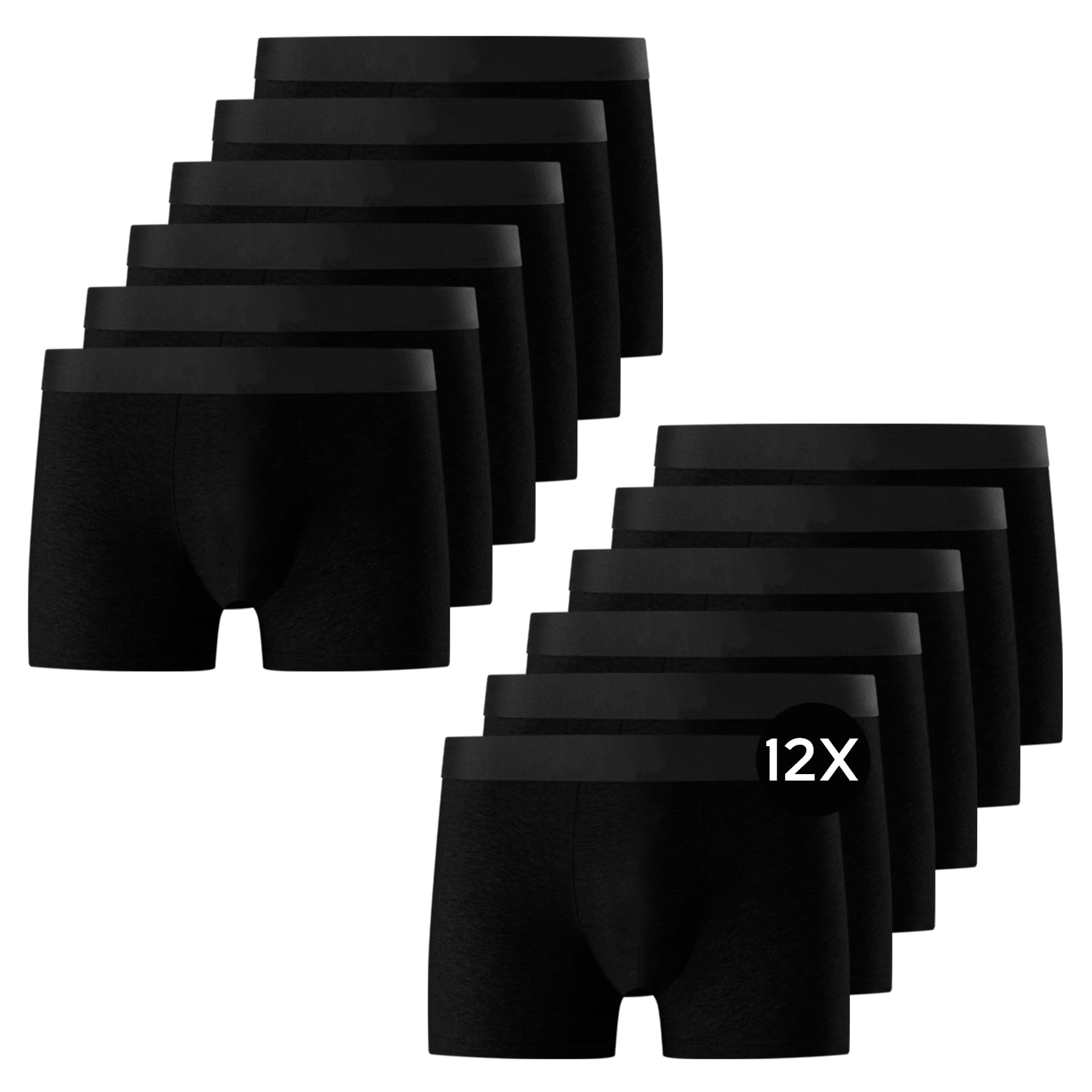 Falechay Boxershorts Herren 6er Pack Unterhosen Männer Ohne Kratzenden Zettel Sportunterhosen für Herren UnterwäSche Boxer Baumwolle(Gr. S - 3XL)