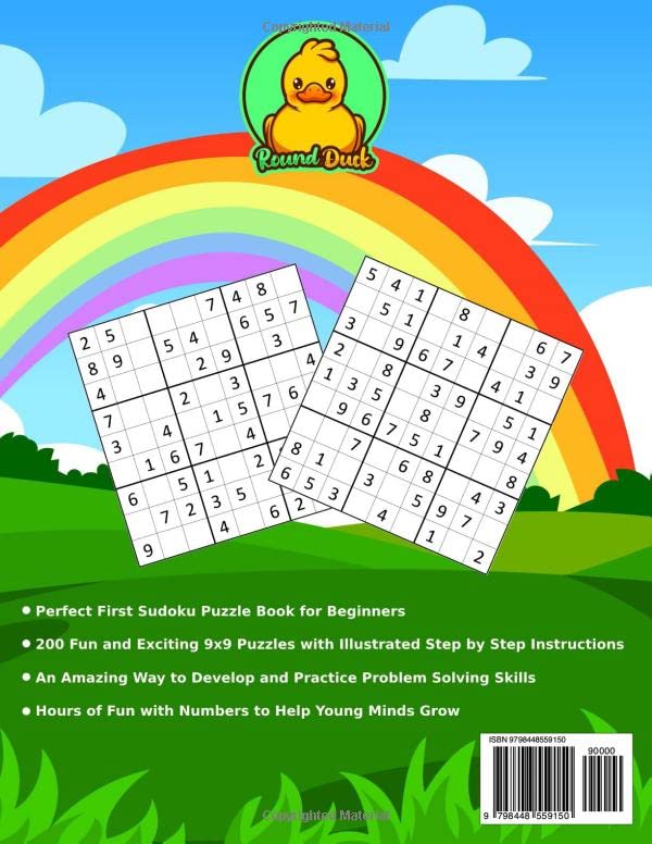 Sudoku for Kids Ages 8-12 Vol.1: 200 EASY SUDOKU PUZZLES WITH SOLUTIONS 9x9 Challenging and Educational! Great Way to Get Them Started in Numbers. Early Learning For Smart and Logical Kids image 3