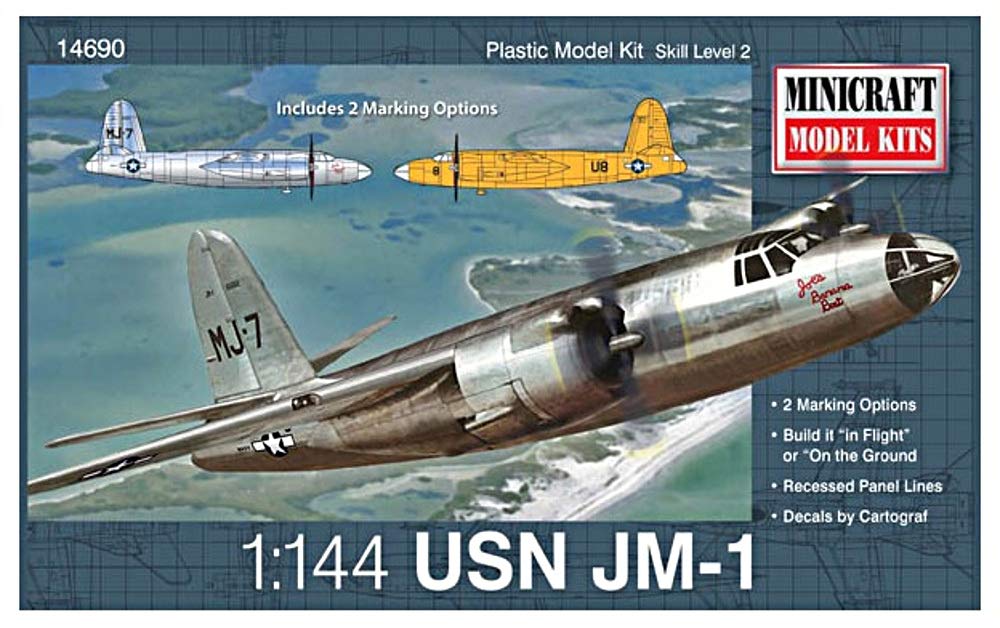 Minicraft 14690 Model Kit JM-1 JM1 USN w/2 Marking Options