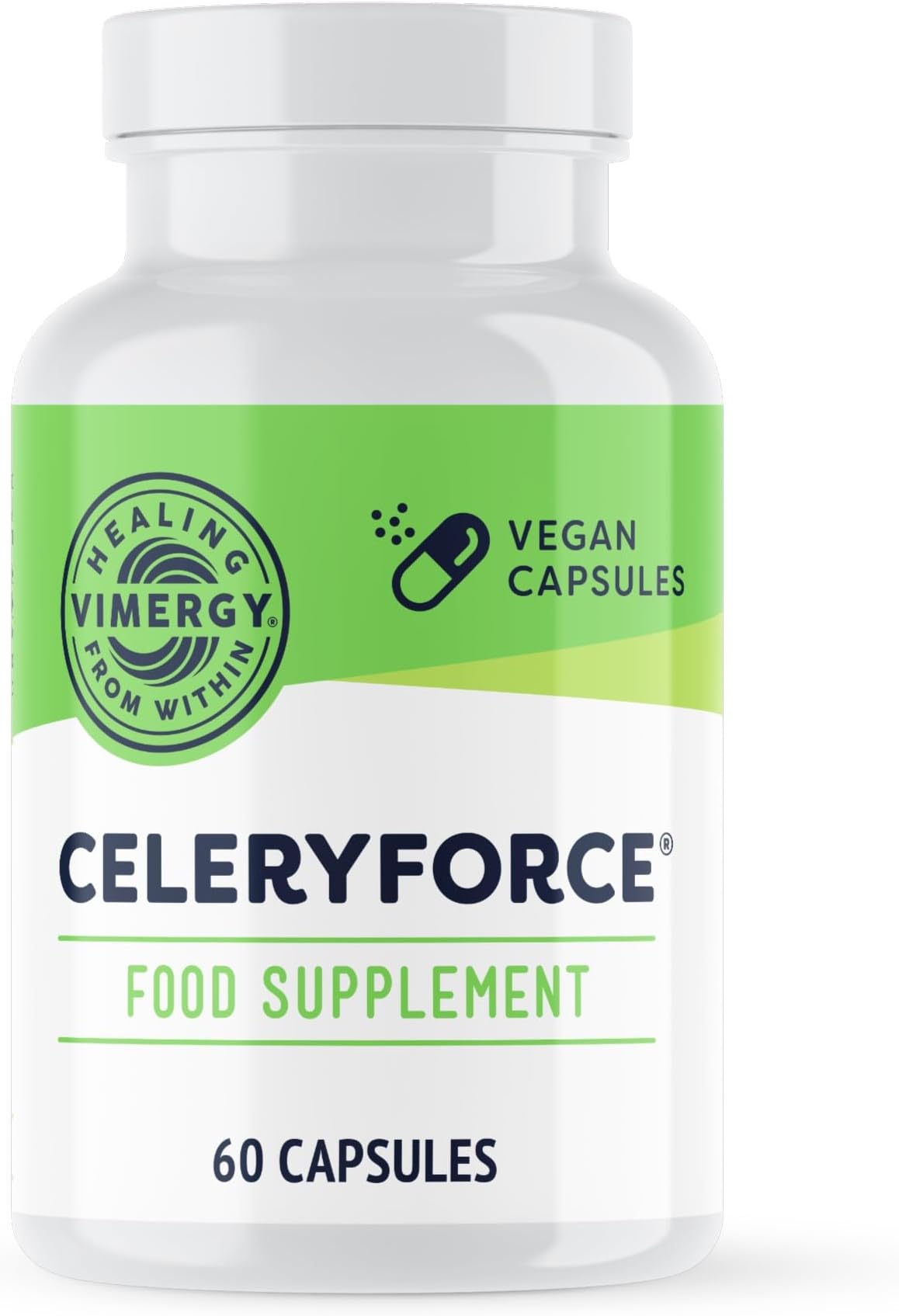 Celeryforce® for Nerve, Muscle & Cell Support | 60 Servings | with Magnesium, Inositol, L-Glutamine, L-Taurine, Choline | Non-GMO, Gluten-Free, Vegan, Paleo, Kosher, Soy-Free