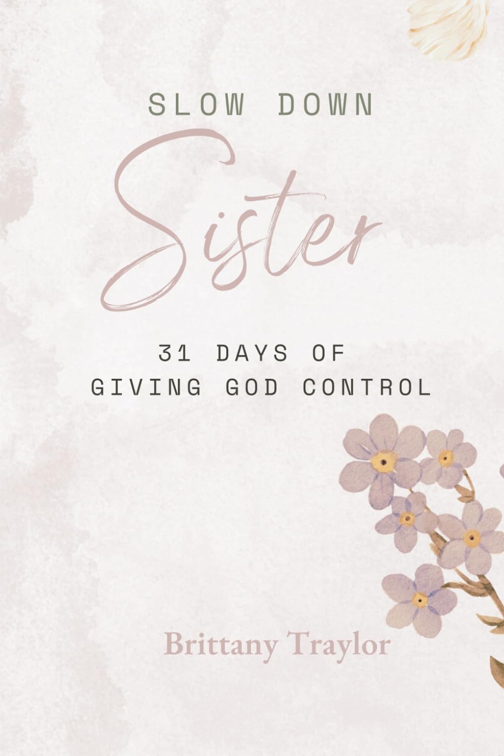 Slow Down Sister: 31 Days of Giving God Control