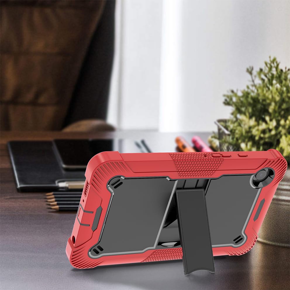 Image of ProElite Cover for Samsung Galaxy Tab A11 8.7 inch /A9 8.7 inch Case, Rugged Shockproof Heavy Duty Back Case Cover for Samsung Galaxy Tab A11 /A9 8.7 inch, Red