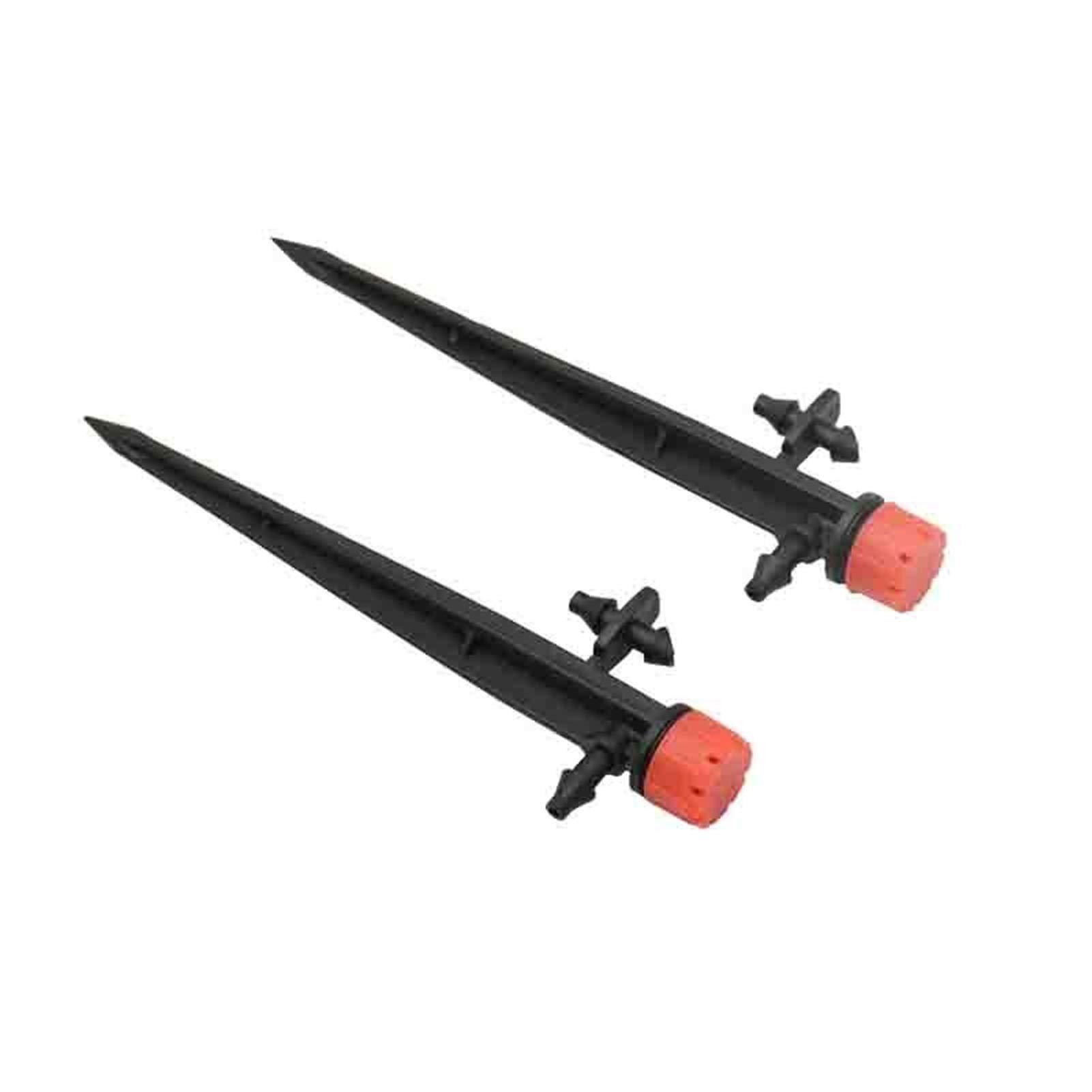 Gocciolatore per irrigazione Gocciolatore Rosso 8 fori Ugello Irrigazione a goccia Irrigazioneserra Giardino Irrigazione Per 1/4 "Tubo 100pcs
