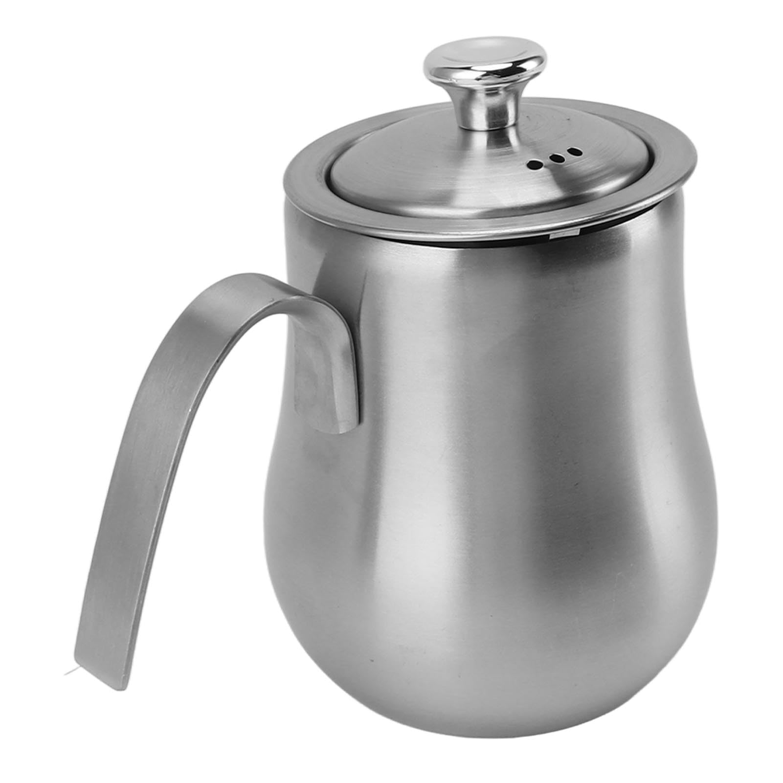 Aramox Stainless Steel Home Coffee Pot Built in Filter Coffee Maker Pot for Authentic Italian Coffee Lovers
