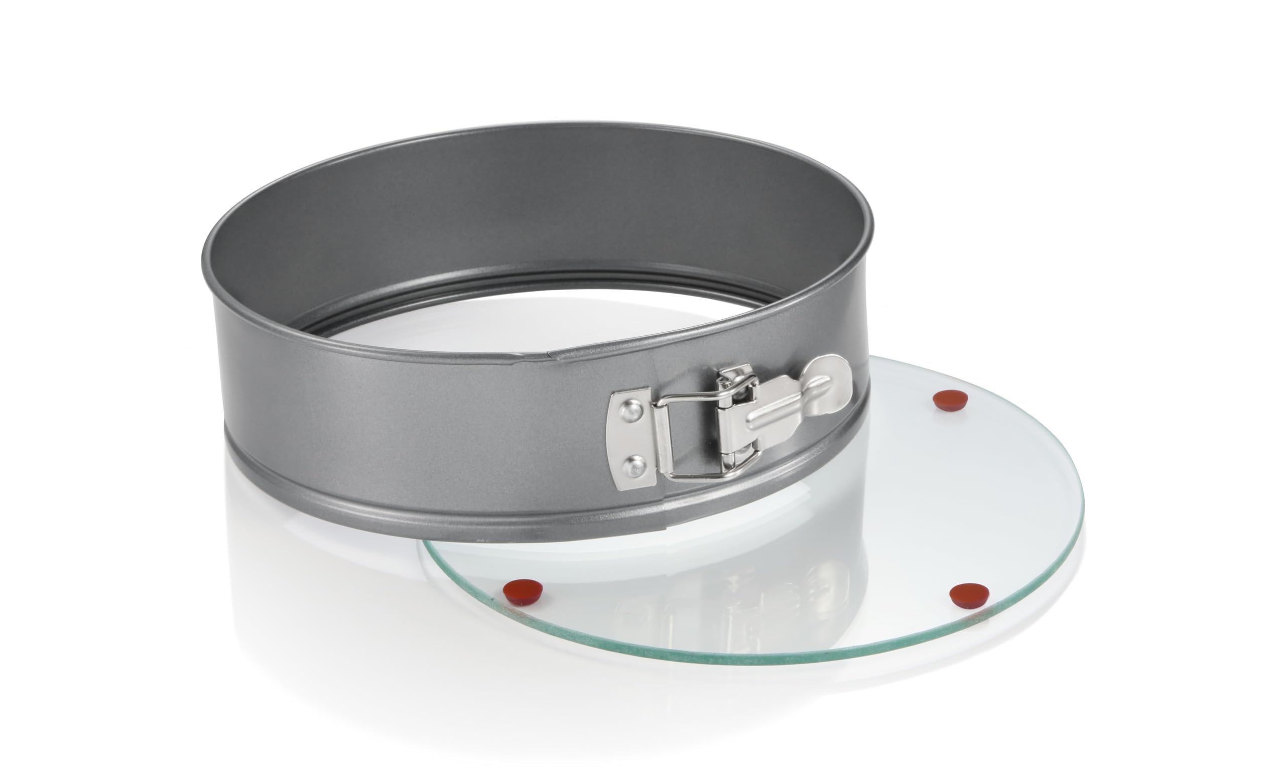Tescoma Delicia Opening Cake tin ø 24 cm, with Glass Bottom, Metal