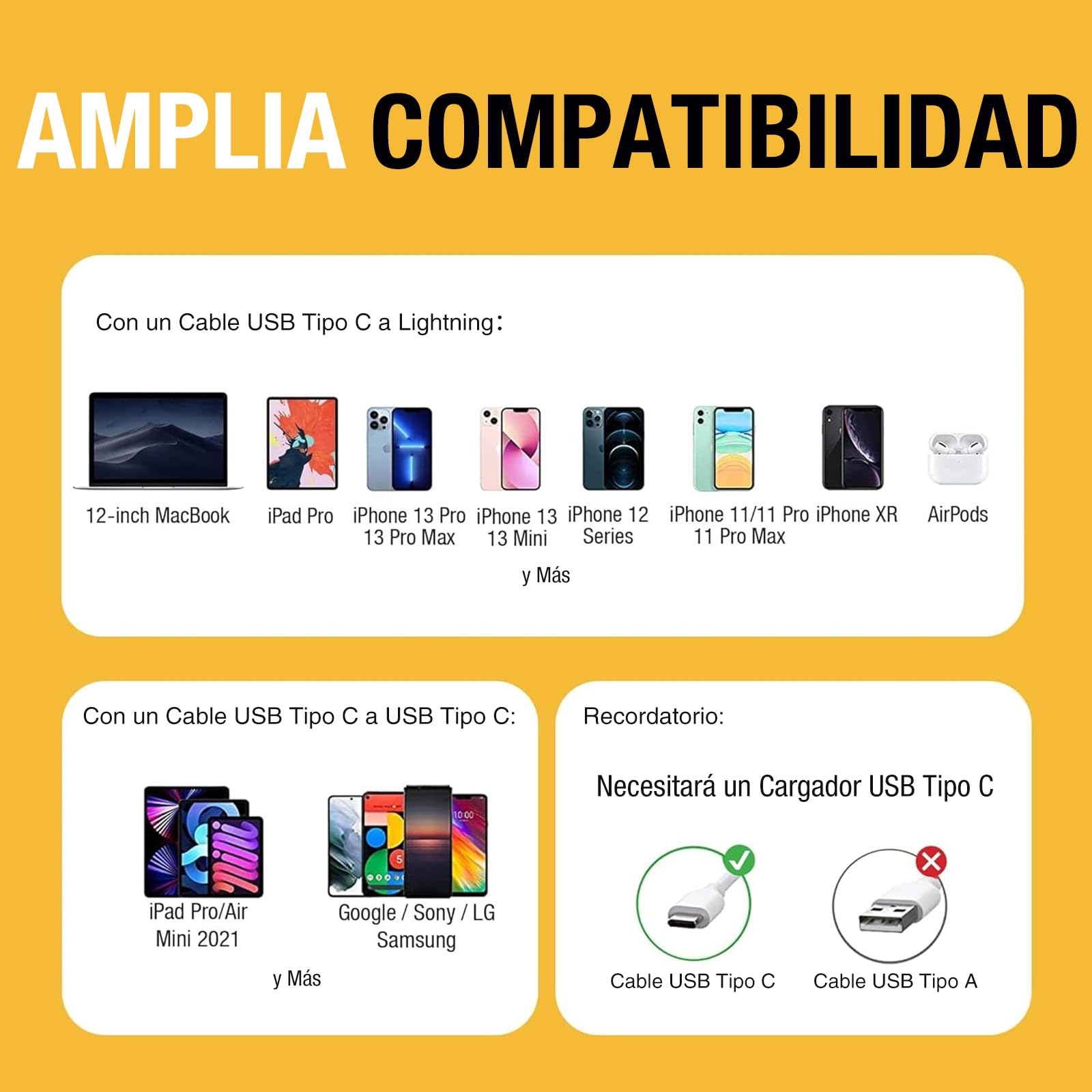 DEWALT Cargador USB-C 30W PD de Pared, Cargador Rápido Tipo C, Enchufe EU, Carga Rápida Power Delivery, Compatible con iPhone 17/16/15/14/13/12 Pro MAX, iPad Pro