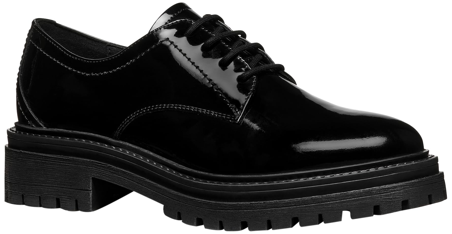 Geox Women's D Iridea M Oxford, Black, 2.5 UK