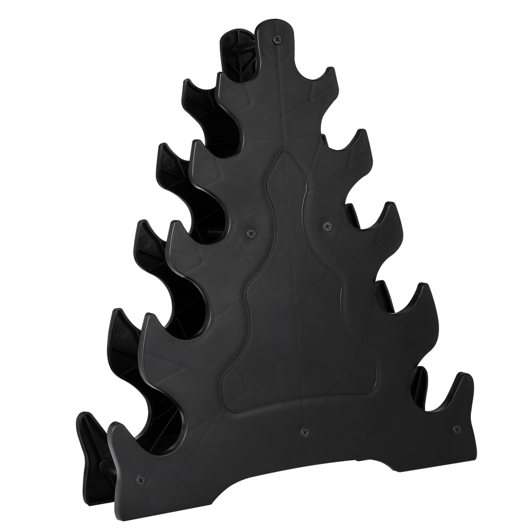 Toddmomy 1Pc Shaped Dumbbell Stand Practical Dumbbell Rack for Home Gym Storage Unique Leaf Design Stable Structure Excellent Load Bearing Capacity Organize Weights