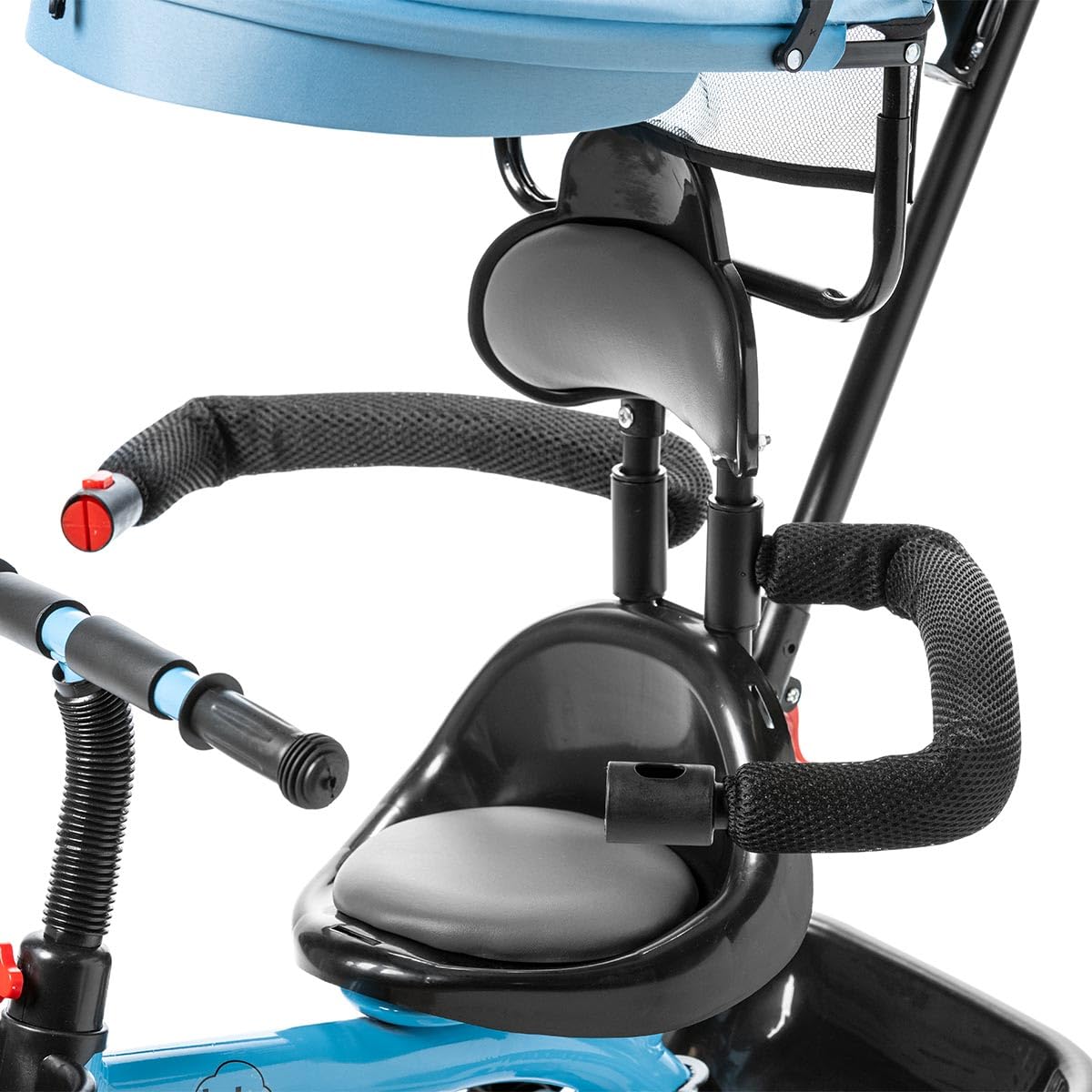 ATAA Triciclo Infantil Baby ERUM Azul con Mango Regulable Cesta reposapies Ruedas antipinchazos y Asiento ergonomico 360º