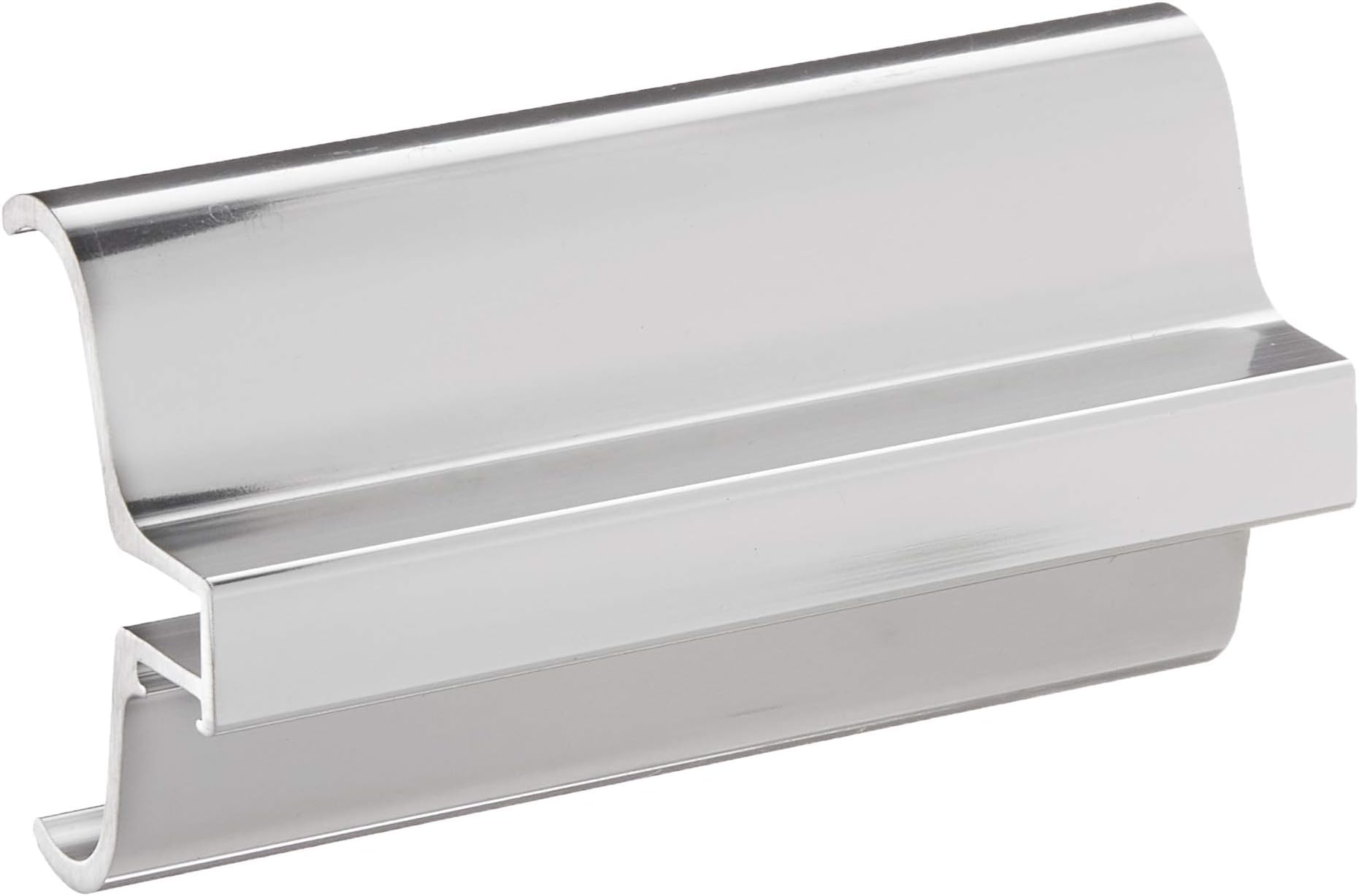 C.R. Laurence S0H334CH CRL Brite Chrome Slip-On Handle for 3/16" or 1/4"