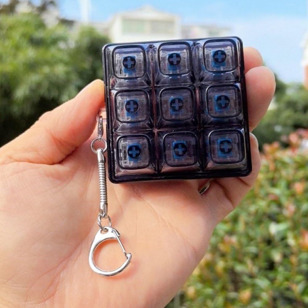 Amazon.co.jp: キーボードフィジェットキーチェーン 9キーフィンガー