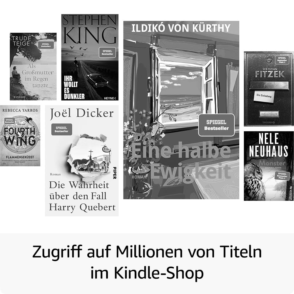 Der neue Amazon Kindle Paperwhite Signature Edition 32GB: Unser schnellster Kindle, automatische Frontlicht-Anpassung, kabelloses Laden, wochenlange Akkulaufzeit, jadegrün metallic, Kindle Unlimited