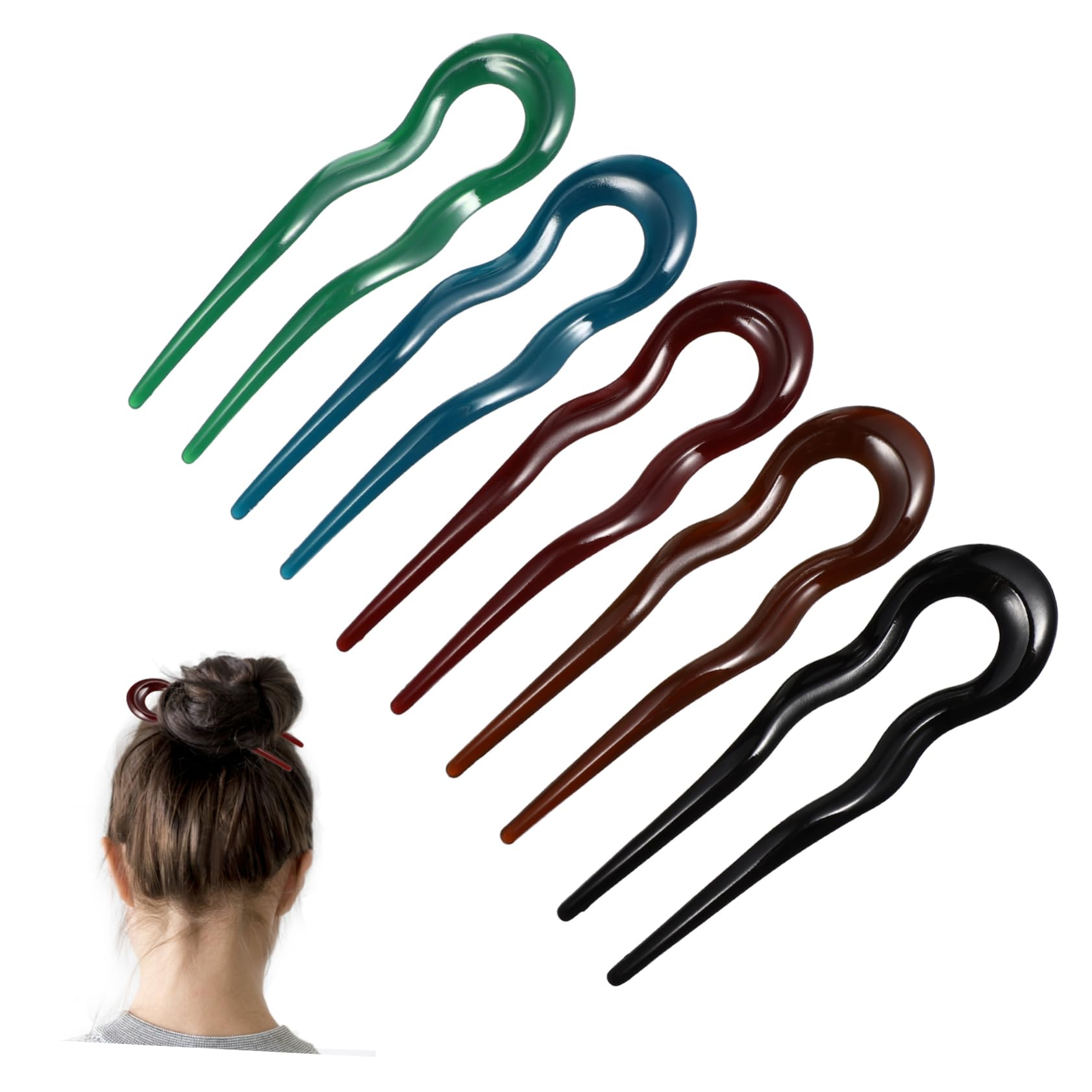 Amazon | LEDMOMO 15個 ヘアアクセサリー オリエンタルヘ ック 
