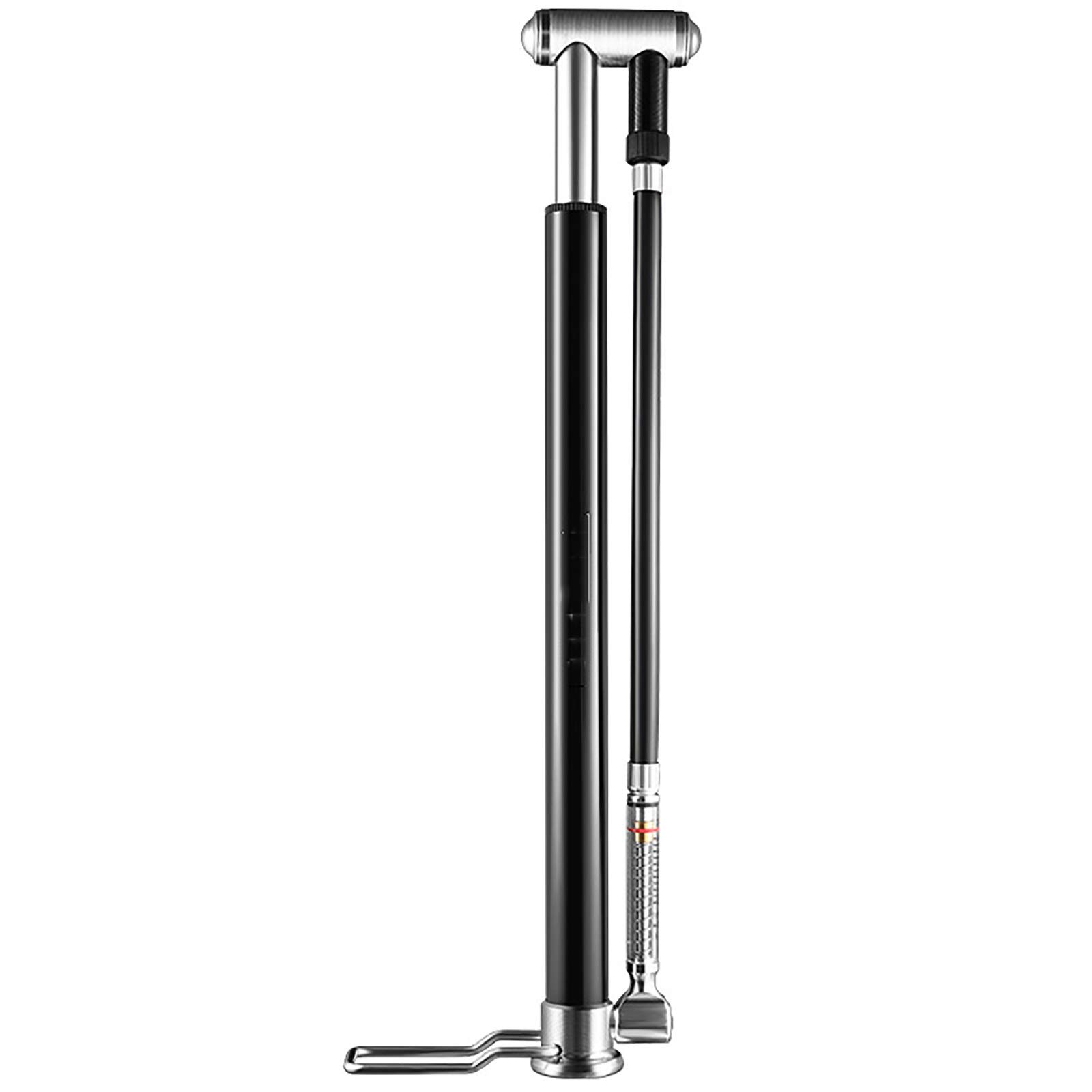 Bomba Bicicleta Bomba de Alta presión Bicicleta Baloncesto Tubo Inflable Mini Pequeña Portátil para Todo Tipo de Neumáticos y Válvulas