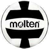 MS500-BLK Camp Volleyball (Black White, Official)