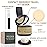 VOLLUCK Root Touch up Powder, Instant Hairline Powder for Thinning Areas and Gray Hair Coverage, Natural and Non-greasy Root Cover up for Women and Men (Light Blonde, 0.14 Ounce)