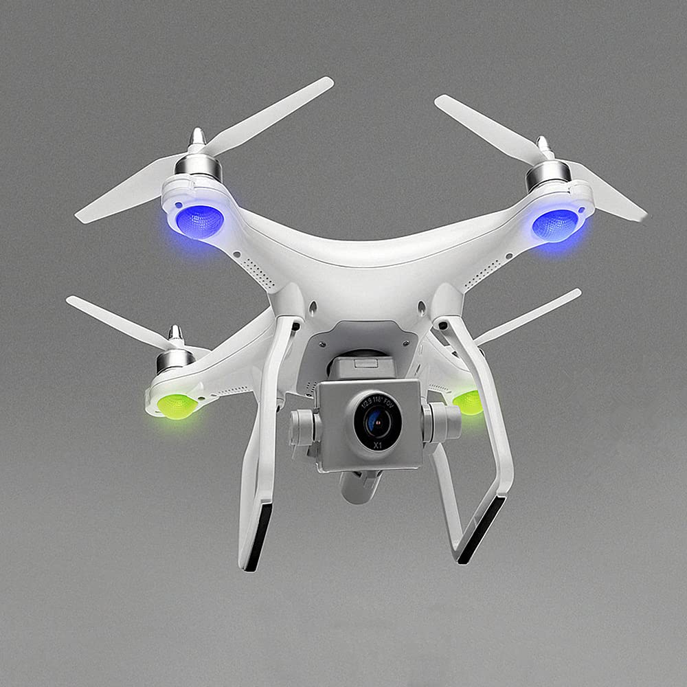 GuyAna Drone GPS Senza spazzole con Telecomando Fotografia Aerea HD WiFi Modello di Aereo a Quattro Assi Aeroplano Trasmissione di Immagini 5G Regali di Aerei RC per Bambini e Adulti